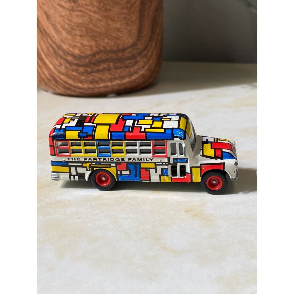 The Partridge Family '56 Chevy Promotional Tour Bus 1/64 Scale Authentic Replica